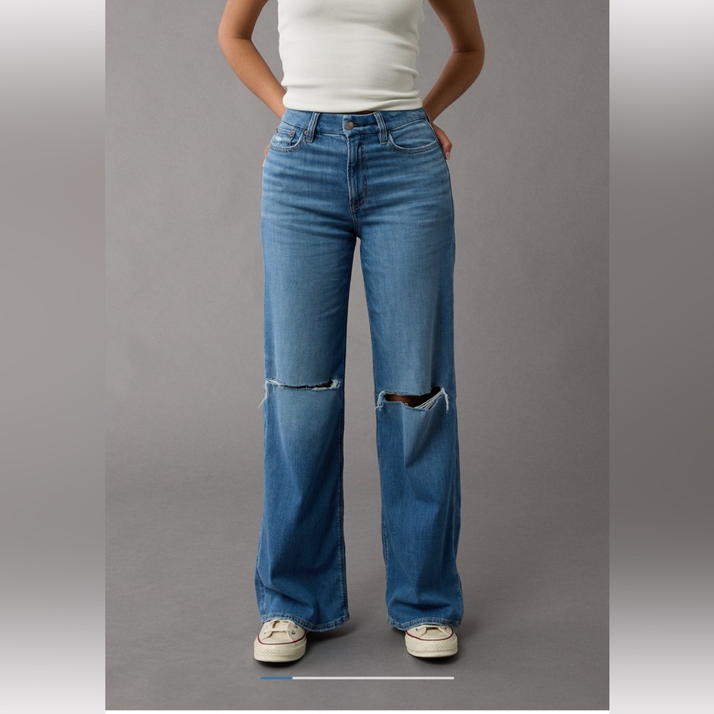 American Eagle Curvy Dream Drape Jeans